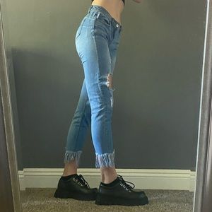 Forever 21 ripped jeans
